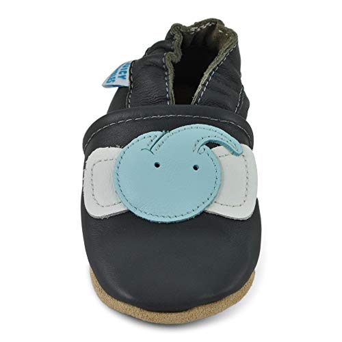 image for Juicy Bumbles Beautiful Soft Leather Baby Shoes - Crib Shoes with Sued
