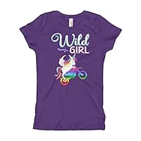 BrightandBold Unicorn T-Shirt Wild Girl Tee