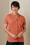 Fair Indigo Fair Trade Organic Short Sleeve Knit Blouse