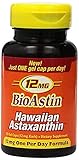 Nutrex Hawaii BioAstin 12 Milligrams Hawaiian Astaxanthin 50 Gel Caps in each Bottle (3 Pack)       