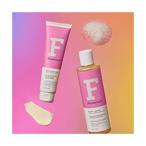 Farmologie - Body Moisturiser, Hydrating, For Dry & Sensitive Skin, Pink Grapefruit Oil, 100 ml