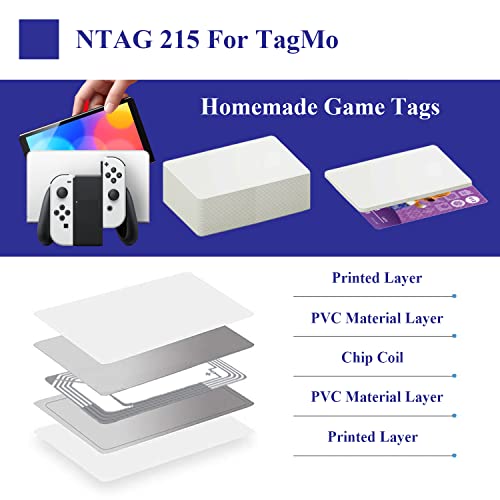 Origin-Joy 20 PCS Blank NFC Cards (NTAG215) - Compatible With TagMo, Amiibo, Smartphones, 504 Bytes - View #11
