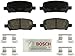 Bosch BE999H Blue Disc Brake Pad Set with Hardware for Select Buick Allure, LaCrosse; Chevrolet Impala; and Pontiac Grand Prix - REAR