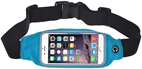 BIEARY Sportbag Waist Bag Gym Waist Belt Bag Case Cover for iphone 6 Plus 5.5 (One_Size, Sky Blue)