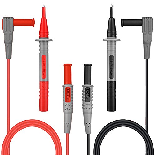 TACKLIFE Electronic Test Leads Kit, Digital Multimeter Leads with Protective Cover Replaceable Test Meter & Clamp Meter Probes Tips Set of 4-Pieces, MELT02 - Thumbnail 7