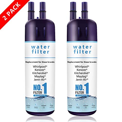 Life source Refrigerator Water Filter Compatible for Water Filter-1 Every-Drop-1 46-9081 46-9930 9081 9930,Purple 2 Pack