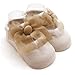 DEEKEY Cozy Cotton Flower Pearl Bowknot Lace Jane Socks with Grip for Newborn Infant Baby Girl 6-12 months 3 Pack
