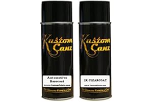 KUSTOM CANZ Black Pearl - 12oz Aerosol can Kit - Paint Code EX12B38 - Compatible with Harley Davidson