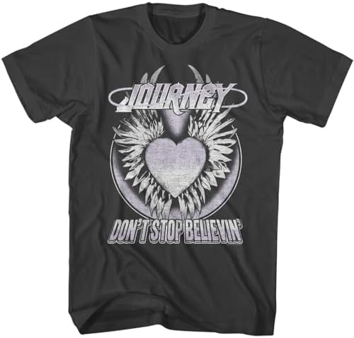 Amazon.com: Journey Don't Stop Believin' 1981 Adult Black Short