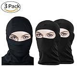 Balaclava Ski Mask Windproof Cold Weather Face Mask Motorcycle Neck Warmer or Tactical Balaclava Wicking,3 Pack