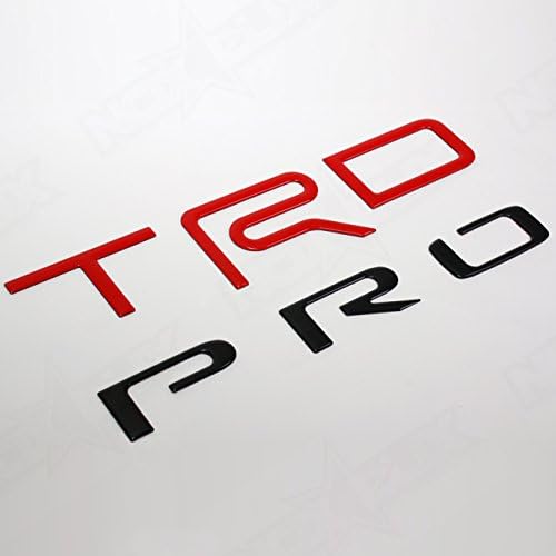 Nox Lux 2015-2017 Tundra TRD Pro Matte Red/Black Logo Bed Inserts - Full Kit