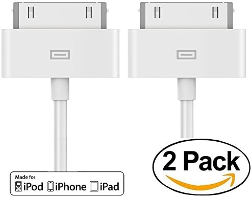 iPhone 4S Cable, OoRage 30-Pin USB Cable Sync Charging Cable For iPhone 4/4S, iPhone 3G/3GS, iPad 1/2/3 iPod 6.5 Feet 2 Meter (2 Pack)