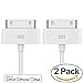 iPhone 4S Cable, OoRage 30-Pin USB Cable Sync Charging Cable For iPhone 4/4S, iPhone 3G/3GS, iPad 1/2/3 iPod 6.5 Feet 2 Meter (2 Pack)