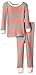 Burt's Bees Baby Girls Rugby Stripe Organic Pj Set