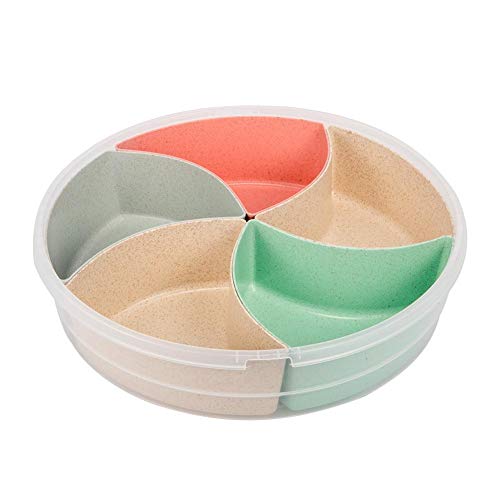 5 Creative+Multi+Function+Five+Divided+Compartment+Plastic