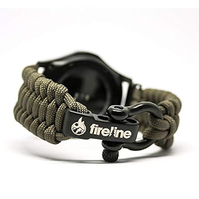 thumbnail image 2 of Mil-Tec Paracord Survival Bracelet - 15mm Black Emergency Parachute Cord Wristband 2 of 14