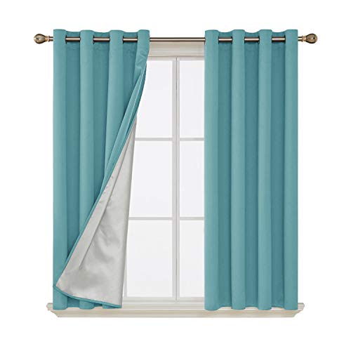 Deconovo Energy Efficient Thermal Insulated Blackout Curtains Room
