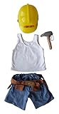 Construction Worker Set Outfit Fits Most 14
