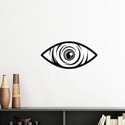 Diythinker Modelo Negro Decoracion Ojo Silueta Del Vector