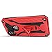 Zizo Static Series for iPhone XR Case Military Grade Drop Tested with Built in Kickstand (Red/Black)