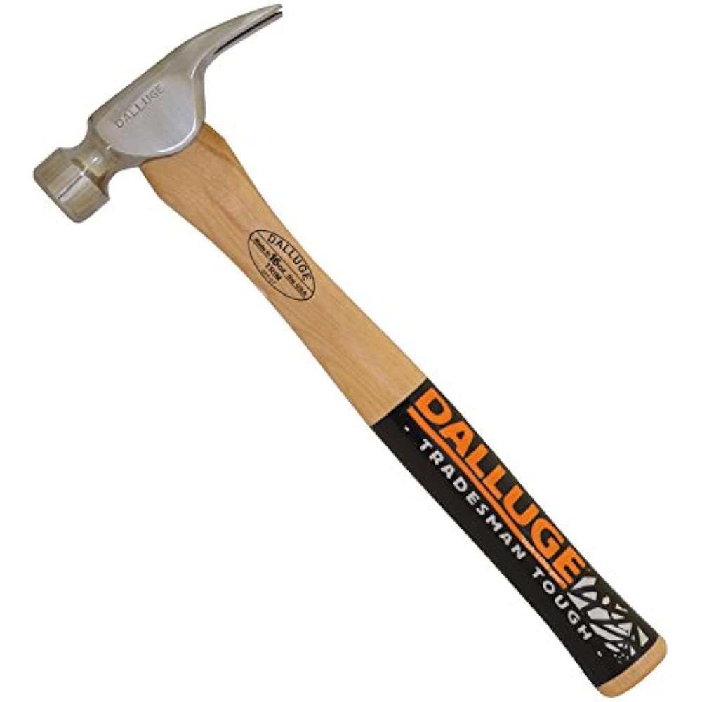 16 Oz 14" Dalluge Trim Hammer Wood Handle 1600 Claw Hammers eBay