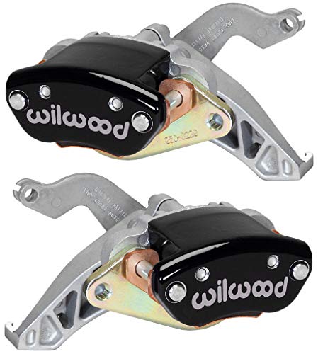 WILWOOD MC4 MECHANICAL PARKING BRAKE CALIPERS,BLACK.81" WIDE DISCS,LEFT & RIGHT - Thumbnail 2