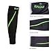 BALEAF Unisex Calf Compression Leg Sleeve Shin Support Calf Socks for Running, Cycling, Hiking, Shin Splints and Varicose Veins, Lined-Green, XL(1 Pair)