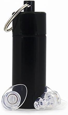 Protable Earplugs Noise Reduction for Hearing Protection Professional Musicians Concerts Shooting Construction Work Swimming Meditations Travel Flying Pressure Comfortable and Safe (Clear)