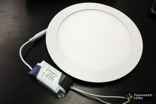 Fantastic LEDs 18W LED Recessed Ceiling Panel Down Lights Lamp Round 8" Inch Natural w/Driver