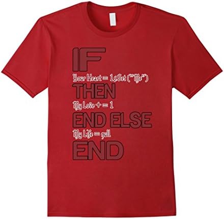 Mens Programmer t-shirt - Amazing gift for programmer Medium Cranberry