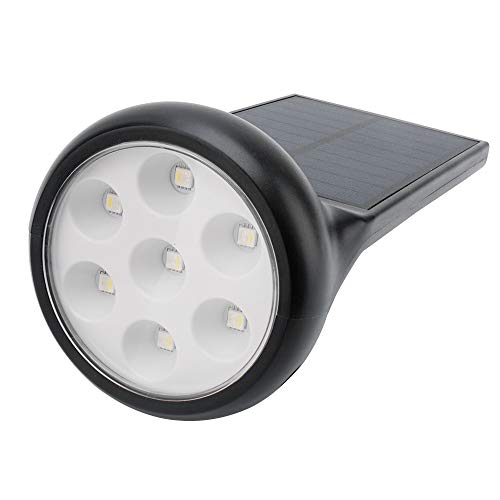 Solar Spotlight Outdoor, Waterproof 7 LED Multi Color Solar Powered Security Landscape Lights, Adjustable Angle Garden Wall Lawn Lamp for Home Outdoor Fencing Tree Walkway Patio Porch Pathway