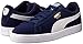 PUMA Men's Suede Classic + Sneaker, Peacoat/White, 10.5 M US