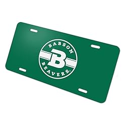 Babson College Beavers Logo Novelty Metal Vanity