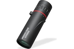 Portable Binoculars, 3000x25 Long-Focus HD Professional Monocular for Adults, Suitable for Outdoor Camping and Hunting (Black