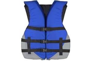 MW WATERSPORTS MW Adult Universal Life Vest, USCG Approved Type III Life Jacket for Adults, Great for Boating, Fishing, Tubing, & Other Water Sports.