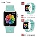 UPOLS Compatible with Apple Watch Band 38mm 42mm 40mm 44mm Sport Band, Silicone Sport