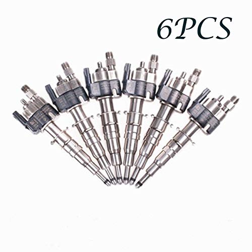 POWLAB 6PCS Fuel Injectors For BMW N54 135 335 535 550 750 650i 740i X5 X6 13537585261,13538616079 Car Replacement Accessories for BMW