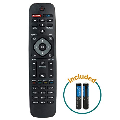 NH500UP Remote Control for Philips TV 65PFL5602/F7 43PFL5602/F7 50PFL5602/F7A 55PFL5602/F7A 55PFL5602/F7 65PFL6902/F7 55PFL5602 43PFL4902 NH503UP NH500U NH500UW 55PFL5402/F7 Remote