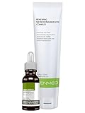 ZENMED Skin Eraser Kit - Suitable for all Skin Types Prone to Acne Scarring Wrinkles and Fine Lines with a Triple-acid Esthetician Strength Serum Diminishes Dark Spots Freckling and Hyper Pigmentation
