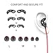 Abedi T6 Bluetooth Headphones Wireless In-Ear Earbuds Bluetooth 4.1 Magnetic Earphones Sports Stereo Headphones with Built in Mic