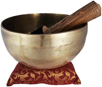 11" inches Singing Bowl Hand Beaten Tibetan Prayer Sound Old Brass Healing Nepal Buddhist Meditation Collectible