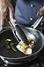 Rosle Stainless Steel Lock & Release Silicone Coated Cooking Tongs, 12-inch