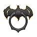 Cool Batman Ring, Bat Finger Ring, Cell Phone Finger Ring Stand Holder. Black + Gold Cell Phone Ring Stand Holder. Rotates 360 and 180 Degrees.
