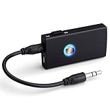 Bluetooth Transmitter/Receiver, 2-in-1 Wireless Bluetooth Adapter/Stereo Output/Just Need Connect to 3.5mm AUX Cord on The TV,Speaker,PC, iPhone, iPod, iPad, Tablets, MP3 Player Or Car