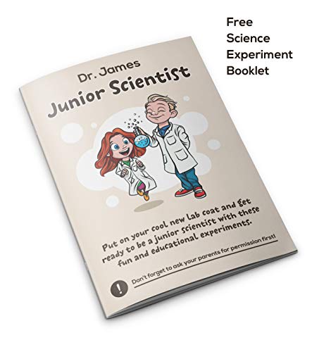 Dr. James Kid's Unisex Lab Coat with Safety Snap Buttons US-05-8/10 White