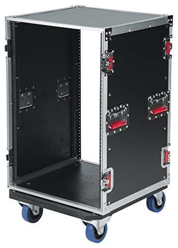 Gator 16U, Standard Audio Road Rack Case with Casters (G-TOUR 16U CAST)