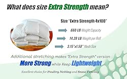 PotatoLife Plastic Mesh Fence Safety Fence, Extra
