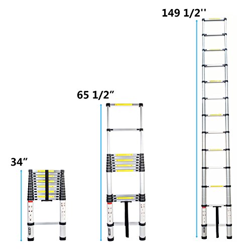 1 Luisladders+Aluminum+Telescoping+Telescopic+Extension