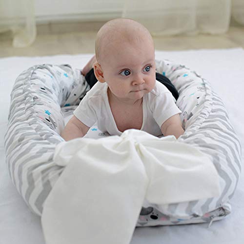 Baby Lounger, leegoal Portable Super Soft and Breathable Newborn Infant