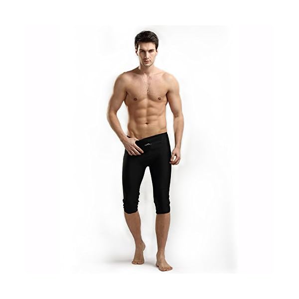 Sbart-Men-Tight-Swim-Shorts-for-Diving-and-Swimming-Nylon-and-Spandex-Black